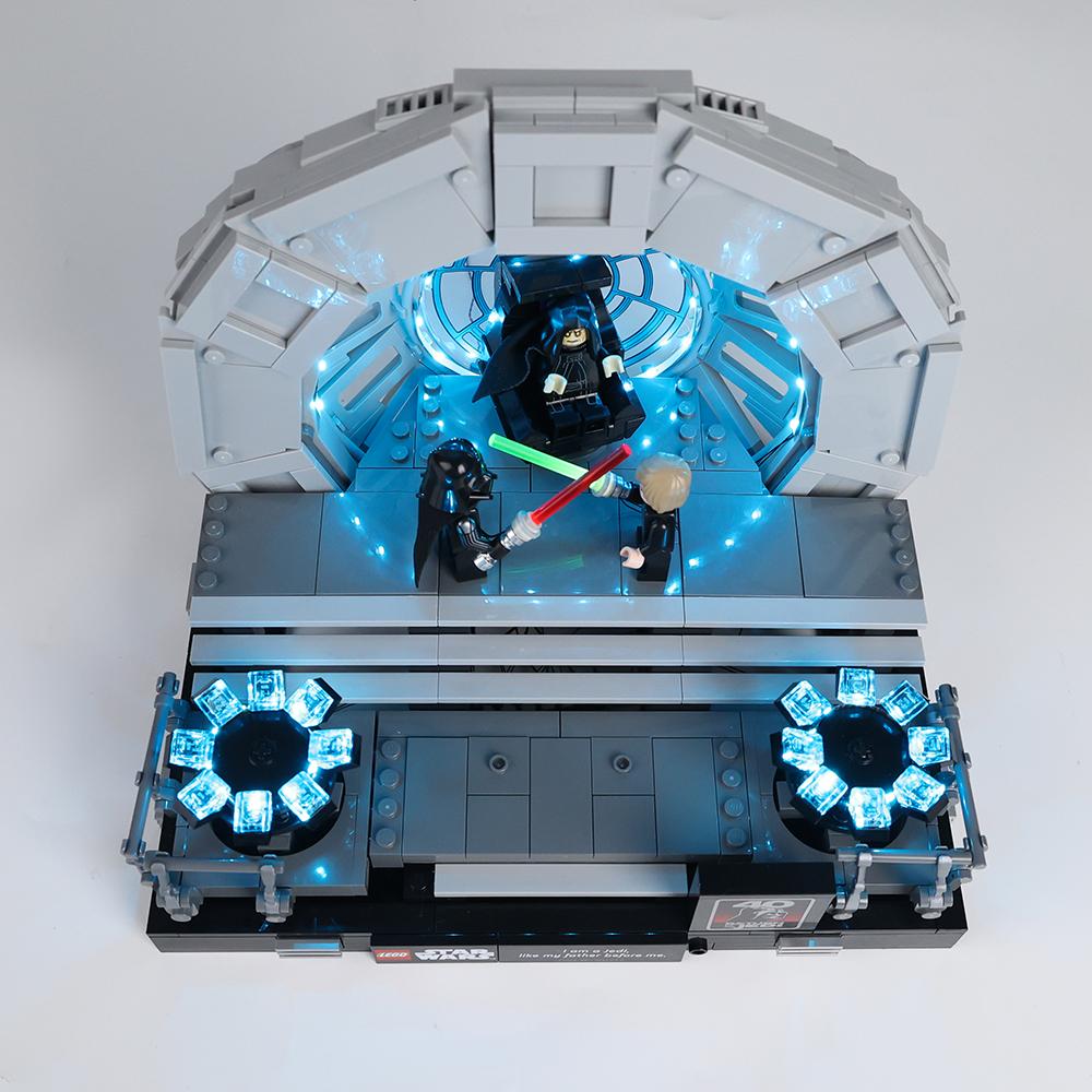 EASYLITE Led Light Set For 75352 Wars Emperor's Throne Room Diora Collectible DIY Toys Blocks Only Bricks Lighting Kit No Model