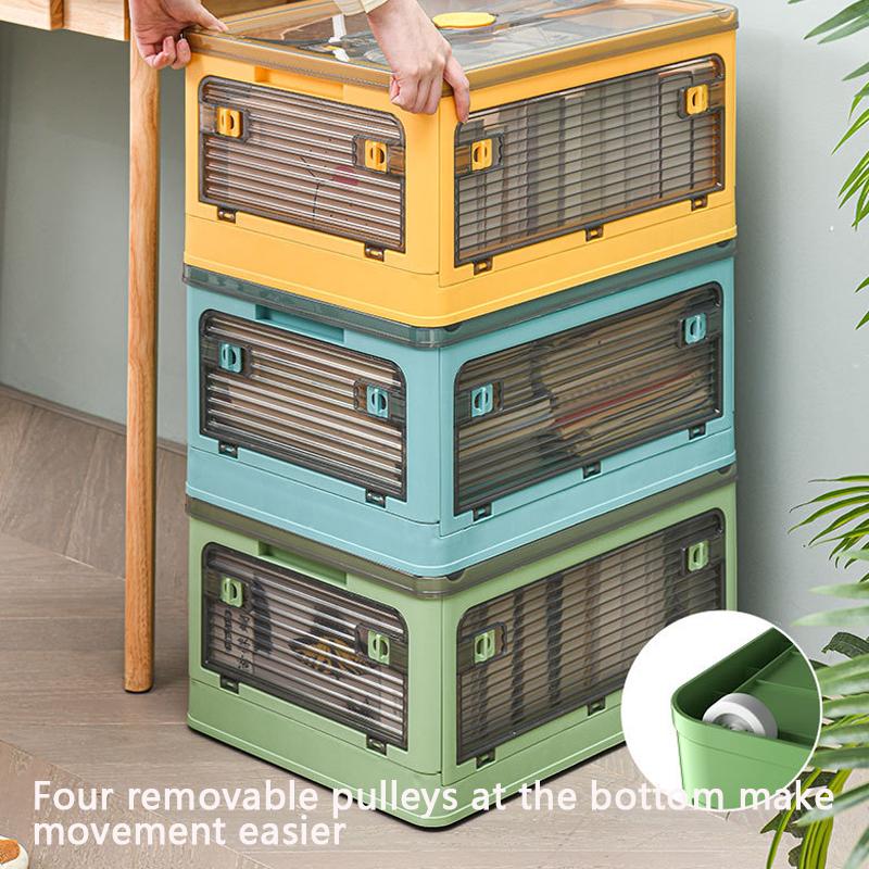 Пластиковый прозрачный ящик для хранения, пятидверный ящик для хранения книг, складной для хранения книг, студенческая одежда