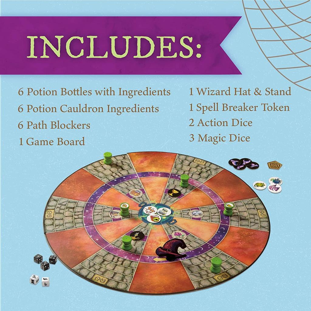Peaceable Kingdom Children's Cooperative Board Game Cauldron Quest GMC6 Authentic