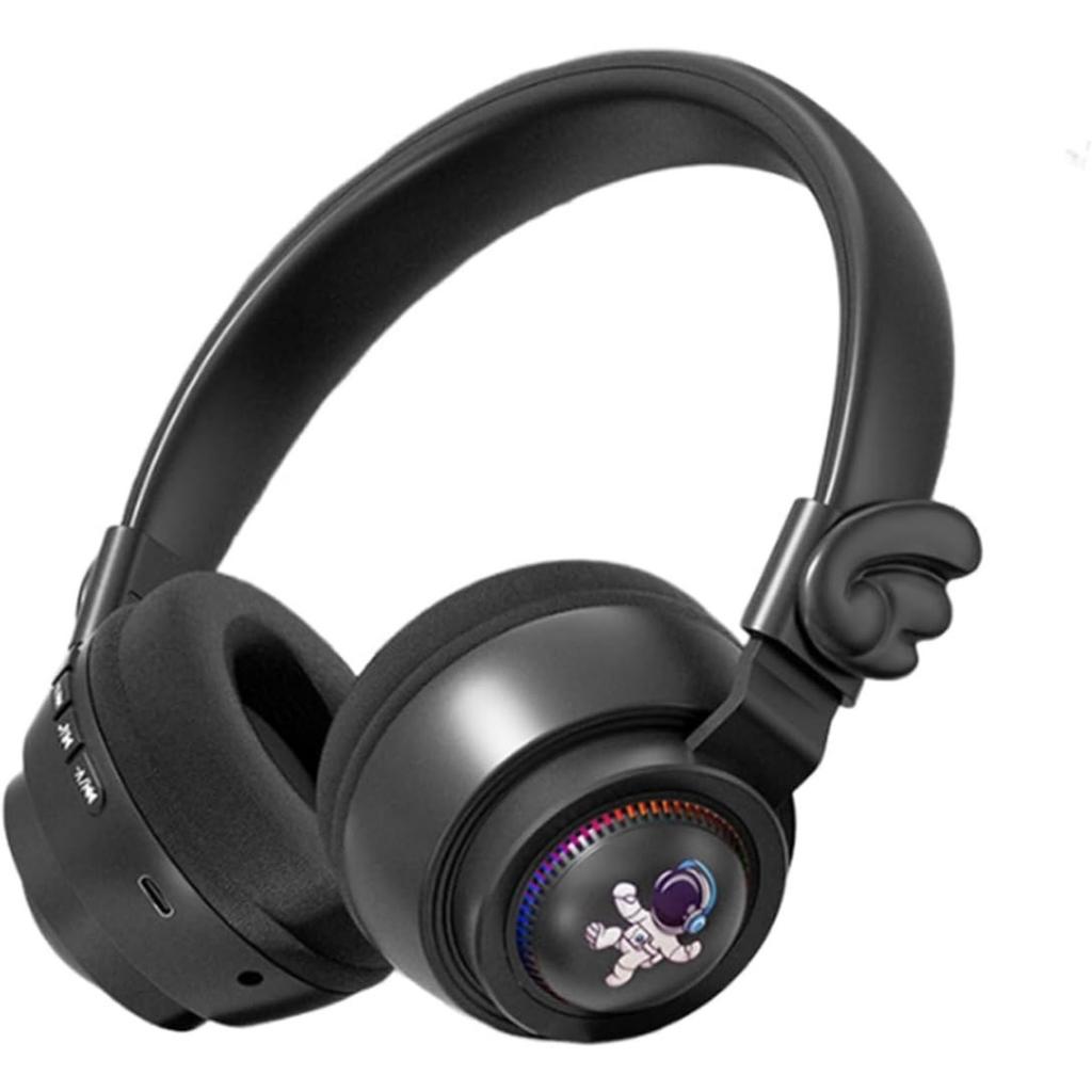Беспроводные наушники, симпатичная гарнитура с кошачьими ушками и светодиодной подсветкой, шумоподавляющие игровые стереонаушники, модные Bluetooth (5.0) Ношение гарнитуры