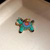 Jewelry Accessories Little Horse Brooch Rhinestone Animal Lapel Pins Retro Zodiac Pony Pin  Friends