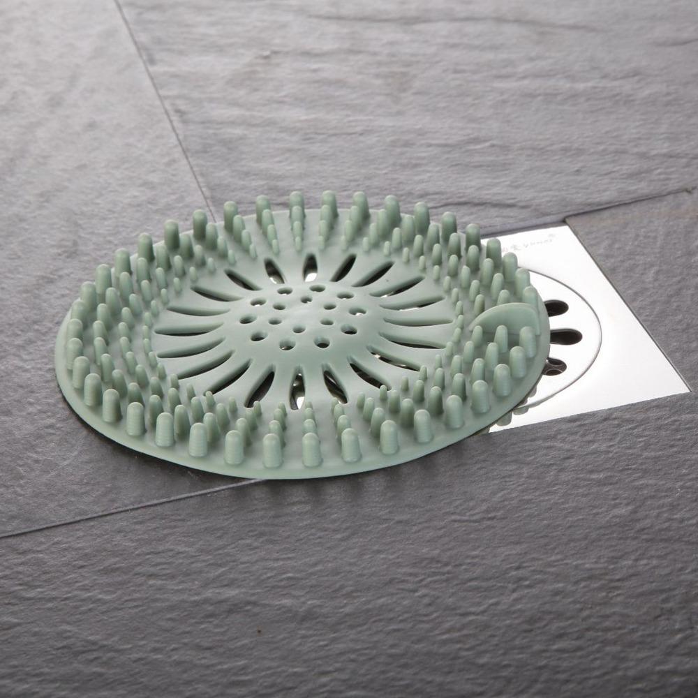 4 PCS Anti-Clog Design Floor Drain Strainer Pink Green Bathtub Drain Cover Bathtub