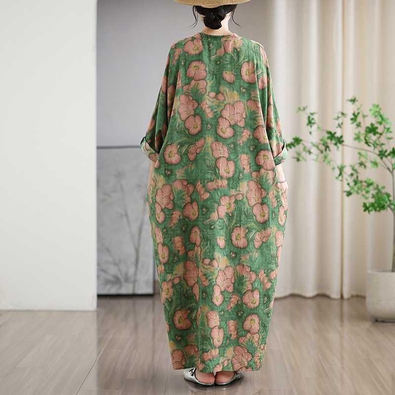 Новые винтажные платья с цветочным принтом в стиле «отпуск» и V-образным вырезом