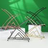 Standing Metal Tissue Holder Geometric Heavy Duty Iron Dining Table Paper Towel Napkin Clip Dispenser Organizer Home Hotel Kitchen Supplies