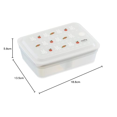 Skater Bento Box Ag+ Antibacterial Fluffy Packing Integrated 1 Tier 850ml Miffy PAS9AG-A