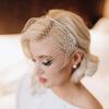 Hair Jewelry Mesh Face Cover Wedding Party Dress Women Lady Girl Hair Hoops Veil Headbands