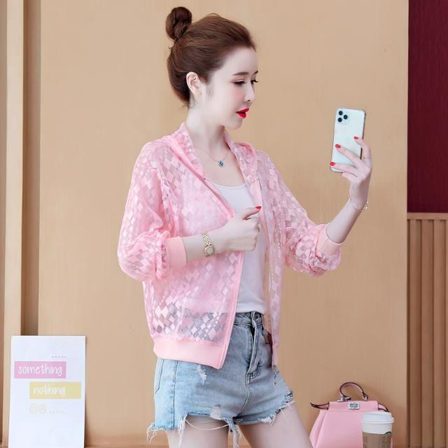 Женская летняя легкая дышащая сетчатая куртка с защитой от солнца 2025