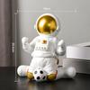 -Смоляная статуэтка Космическая фигурка Фигурка космонавта Украшение Скульптура для детской комнаты Книжной полки, Спальни,
