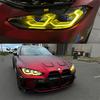 Yellow Angel Eyes DRL LED Boards For 2022 2023 BMW M3 G80 M4 G82 G83 G22 G23 G26 Daylight Laser Headlight OE# 9851048 9851047