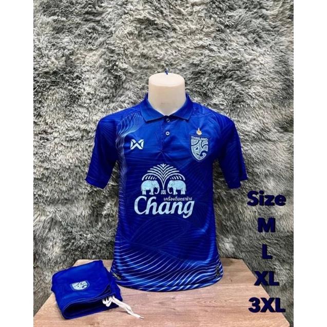 THAILAND National Football Soccer Vintage Shirt Polo Unisex Men Women Training JERSEY CHEER Print Quick Dry Short Sleeve Uniform Elephant Badge Logo