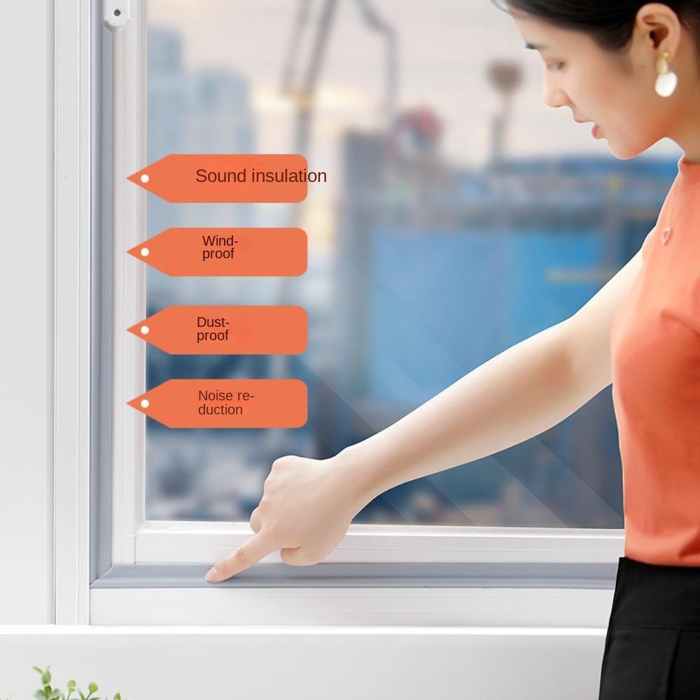 Soundproof Foam Sliding Window Sealing Strip 2 Meters Seal Stopper New Weatherstrip Window
