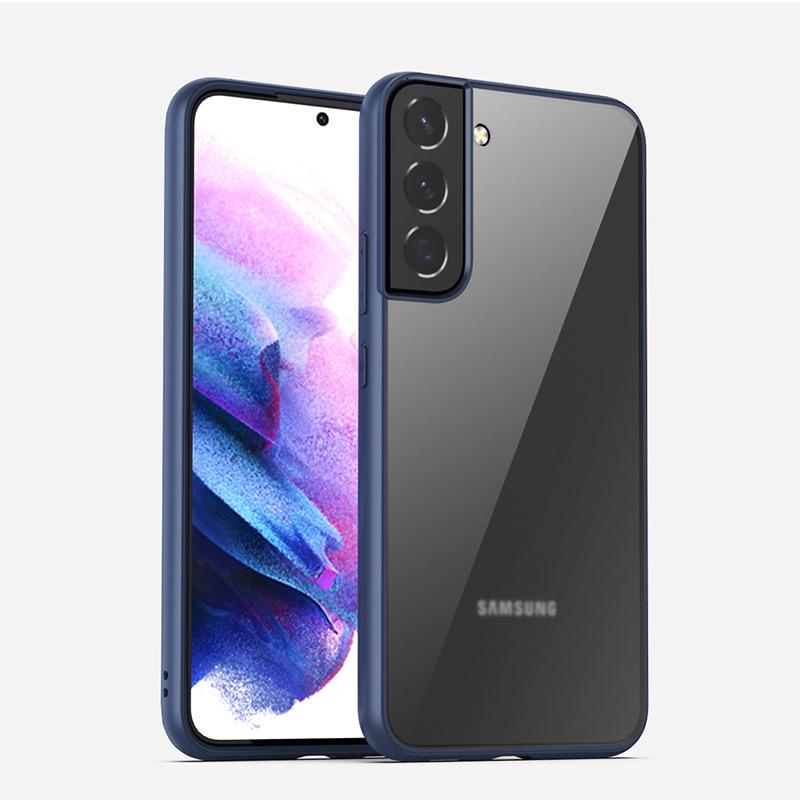 Подходит для чехла для мобильного телефона Samsung S22ultra Прозрачный Противоударный Чехол для Galaxy S22plus Защитный чехол S22 Чехол Противоскользящий