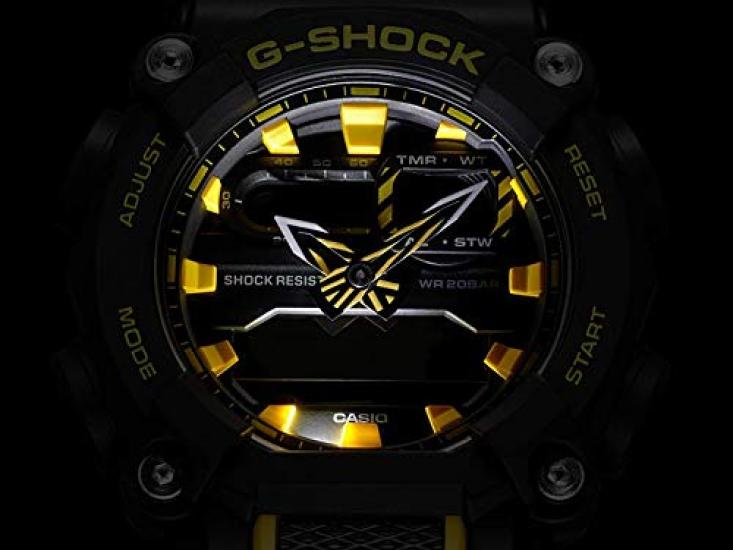 Computer Sports Watch Casio [Casio Co, Ltd.] G-Shock GA-900A-1A9DR Black/Yellow.