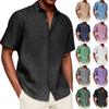 Мужские винтажные рубашки для боулинга на пуговицах с коротким рукавом, летняя пляжная рубашка