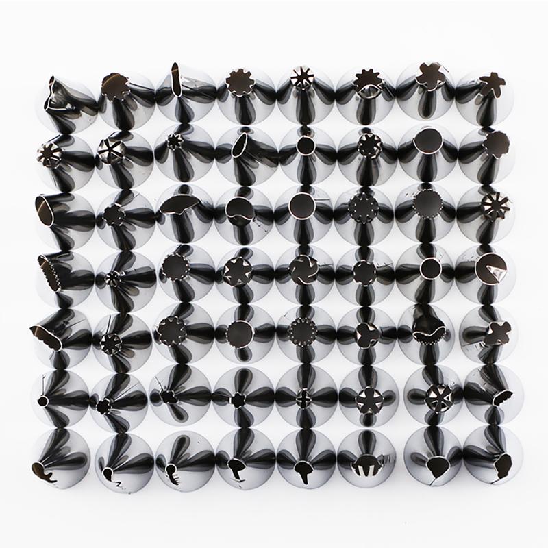 56 шт., насадка для торта, набор насадок для украшения торта, разбрызгиватель для крема, инструмент для моделирования торта «сделай сам»