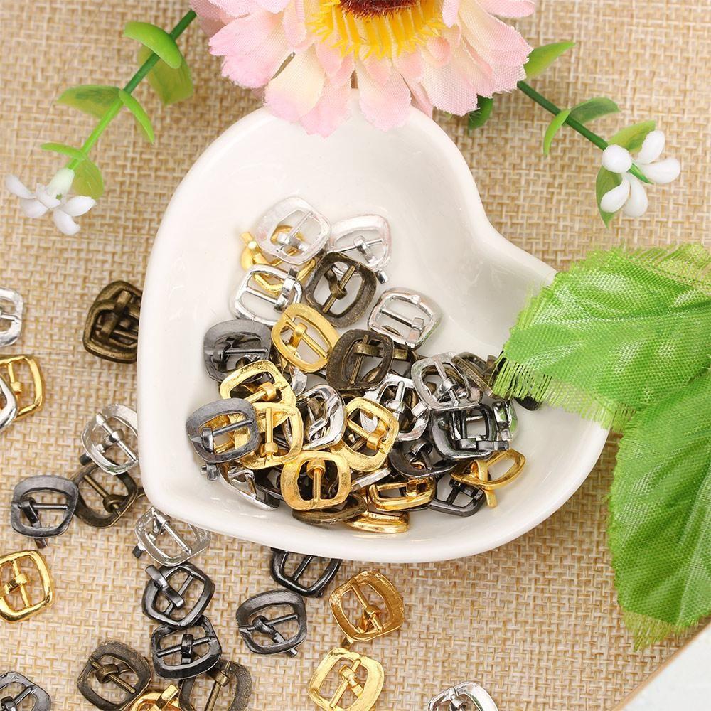 4 цвета Мини Ультра-маленькие DIY куклы Пряжки Ремни Пуговицы Кукольные сумки Аксессуары Tri-glide Пряжка
