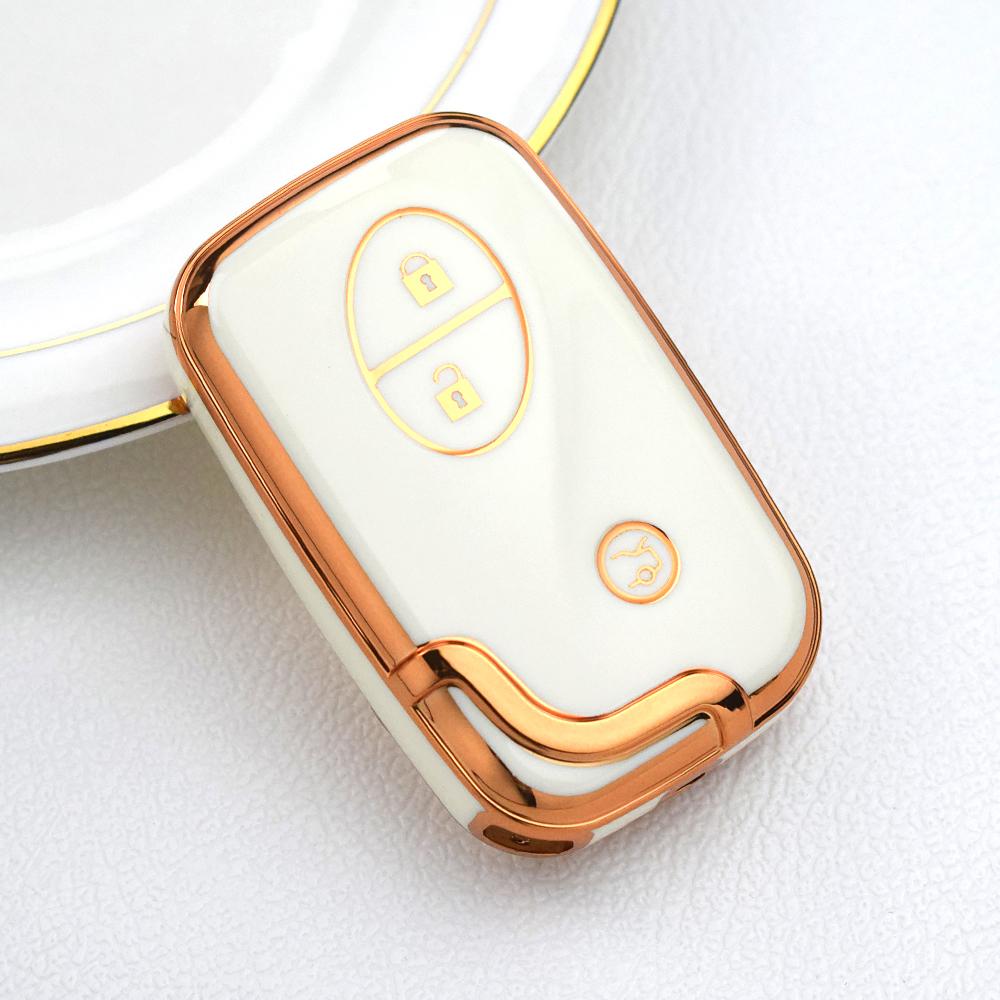 3 кнопки Авто Ключ Оболочка Бесключевой Защитник для Lexus LX570 IS350 RX350 IS250 GS430 ES350 GS350 TPU Чехол для ключа автомобиля Крышка Брелок