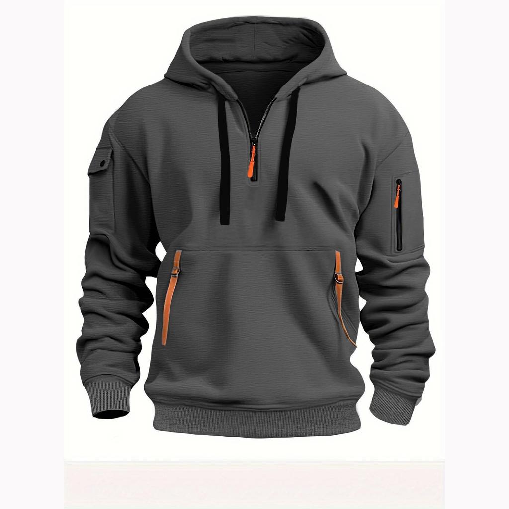 Men's European-American Spring/Autumn Fashion Sports Hoodie Jacket