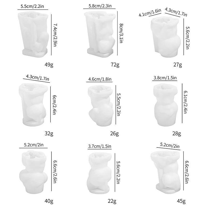 Милая 3D-свеча в виде животного, силиконовая форма для домашних животных, собака, сделай сам, ароматерапия, гипсовая свеча, смоляная форма для мыла, литьевая форма для домашнего декора