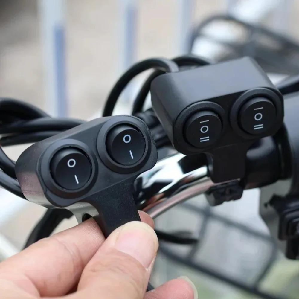 LED Compatible Light Control Button Aluminum Alloy Motorcycle Switch Spotlight Operation