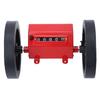 Rolling Meter Counter 5 Digits Display Rust Free Stainless Steel Shell Rolling Mechanical Length