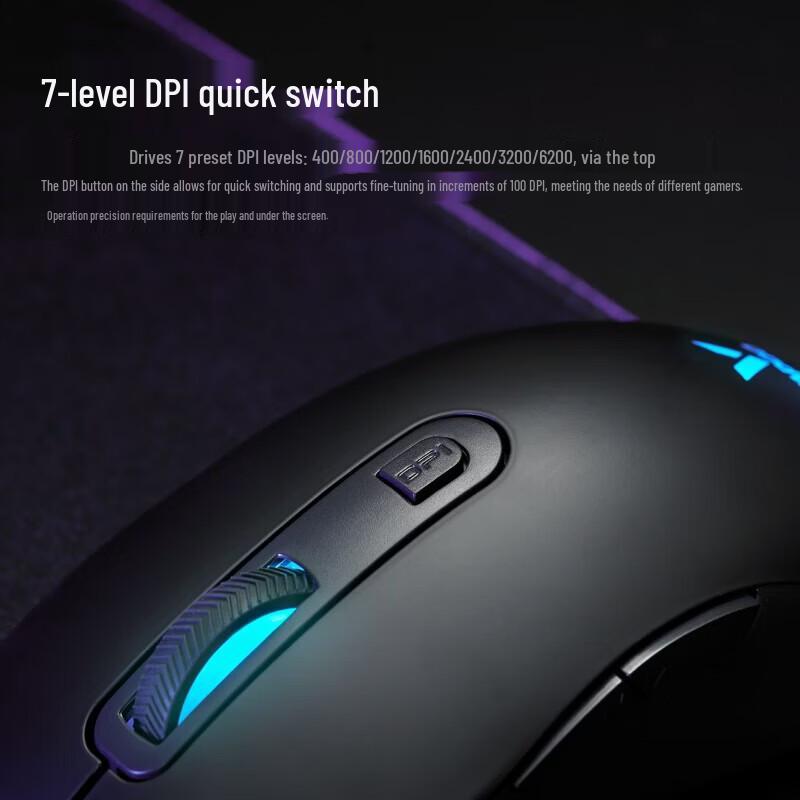 Rapoo V22S Эргономичная проводная игровая мышь
