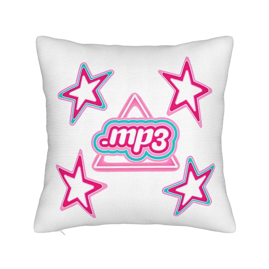 Emilia Music Square Pillow Covers Polyester Home Cushion Cover Cool Decor Pillow Cover 4545