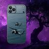Чехол для телефона с изображением самолета и вертолета для iPhone 17,16,15,14,13,12,Pro,Max,Plus,E,SE4,Air,Mini Черный Мягкий
