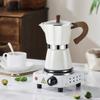 GIANXI 150 мл 300 мл электрическая кофеварка для приготовления пищи на открытом воздухе с двойным клапаном, кофейник, кофейный аппарат, экстрактор, горшок-пенетратор