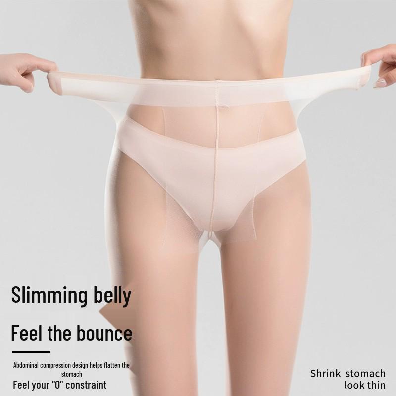 Летние шелковые чулки против затяжек - Невидимые, не скатывающиеся, колготки под голые ноги для женщин