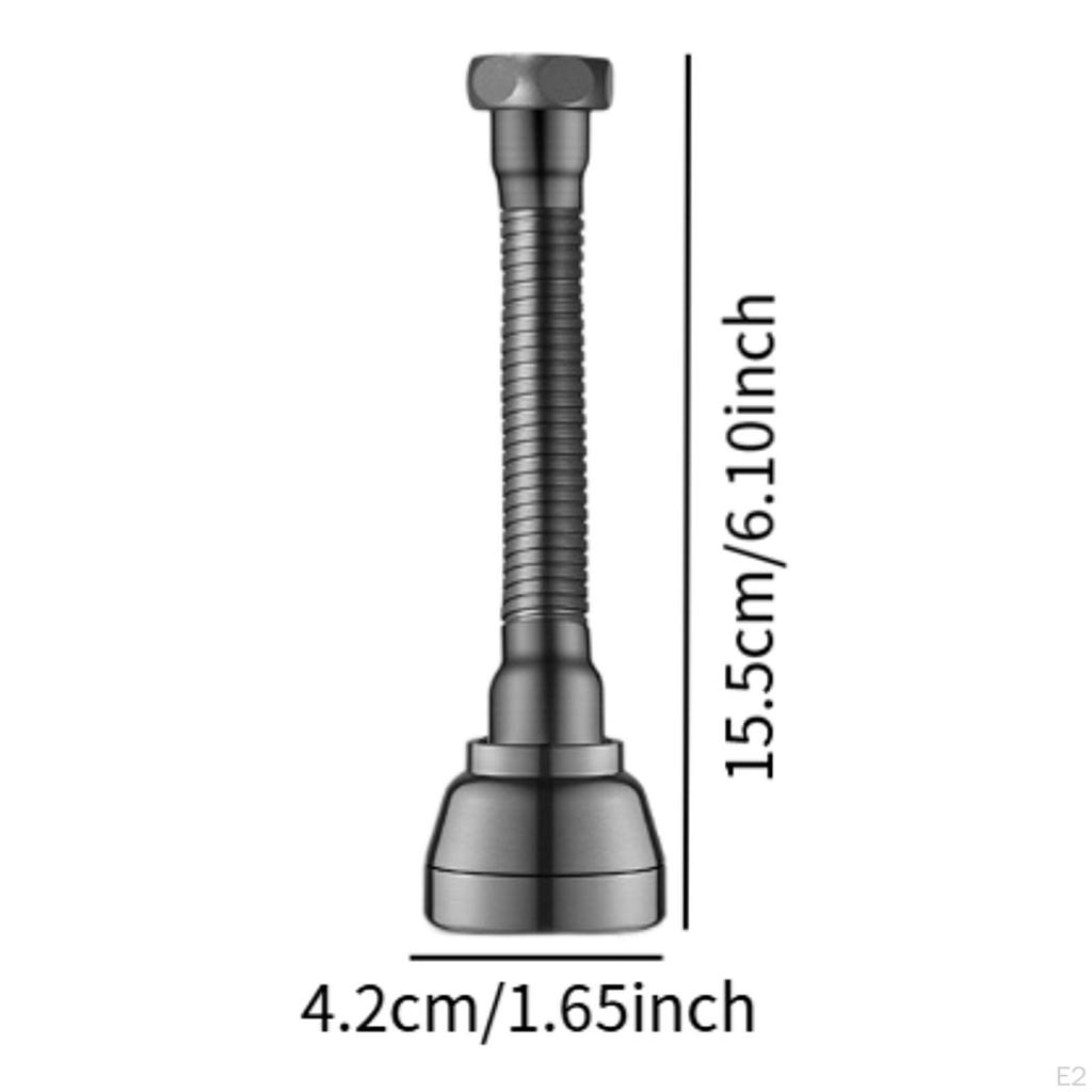 Вращающийся удлинитель для смесителя Регулируемый душ и режимы пузырьков Замена для ванной комнаты