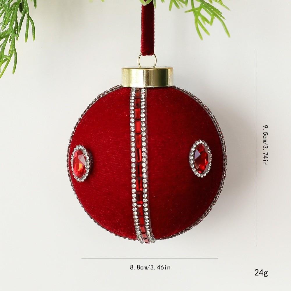 8cm Christmas Tree Ornaments Plastic Christmas Decorative Ball Xmas Holiday Decoration