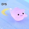 6pcs Eye-catching Pig Statue Ornament Carving Technology Cute Glow Pig Mini Portrait Mini Fairy Garden Landscape