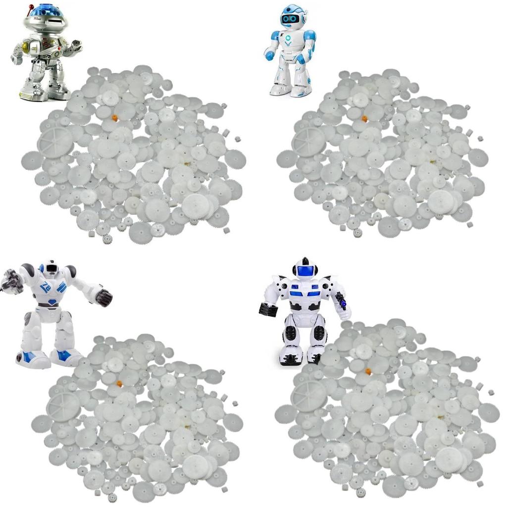 Ассорти Набор Пластиковых Шестерен Для Самодельных Моторизованных Игрушек, Включающий 200 Прочных Шестерен