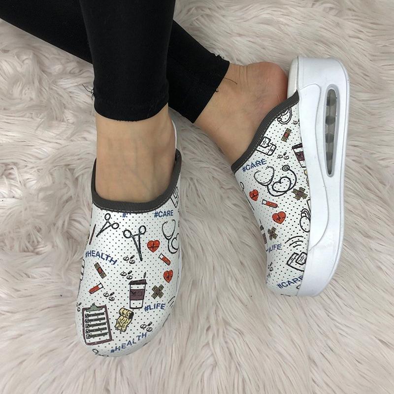 Женские медицинские сабо Sabo Hospital Shoes Нескользящие тапочки Медсестра Доктор Акушерка Хирургические сандалии