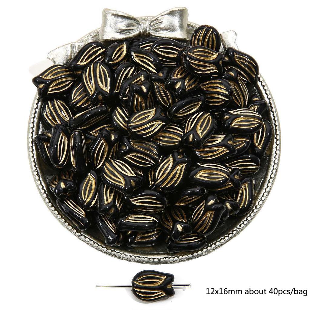 Бусины для браслета ручной работы, акриловые французские винтажные золотые плоские бусины, круглые бусины, украшения ручной работы, браслет, ожерелье, кулон, телефонная цепочка, аксессуары