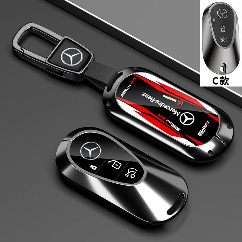 Для Mercedes Benz C E S Класса GLC W206 W223 W214 E300 C260 C300 S450 S500 S400 Чехол-брелок для ключа автомобиля Держатель Брелок