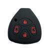 ZIAN Toyota Car 4 Button Blank Key Case Smart Key Case Designed for Voxy 60 Noah 60 Series 2 (MY-FT010-1) (Black (Red Button))