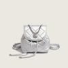 Small Scented Backpack for Women  Summer High-end Diamond Chain Backpack  Fashionable Niche School Bag