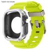 Силиконовый ремешок+Чехол из ТПУ и ПК для Apple Watch Ultra 3 2 1 49 мм для iWatch Серии 11 10 46 мм ремешок для Iwatch 9 8 7 6 5 4 45мм 44мм