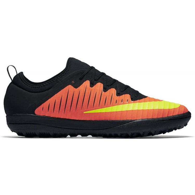 Nike MercurialX Finale 2 Круглый носок Шнуровка TF (Резиновые шипы) Ткань Амортизация Нескользящие Износостойкие Футбольные Бутсы Мужские кроссовки 831975-870