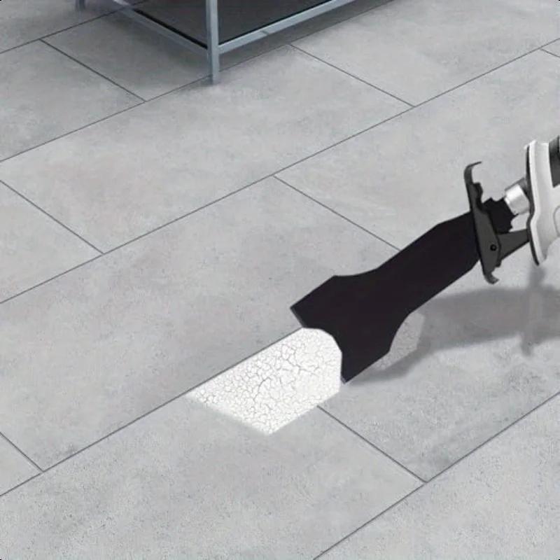 4-Piece Heavy-Duty Scraper and Blade Set for Reciprocating Saws Steel, Tile and Putty Removal, Wall and Ground Cleaning