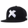 Унисекс Бейсболки Snapback с вышивкой буквы X в стиле Hip-hop, Весенние Осенние, Регулируемые, Повседневные, Для улицы, Защита от солнца