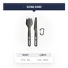 Sea to Summit Frontier Ultralight Cutlery Set Spokes and Knives