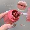 Gege Bear Dual- Solid Lip Jelly Cannel Mirror Lip Glaze, Watery Light Lip Gloss, Hydrating Moisturizing, Long Lasting