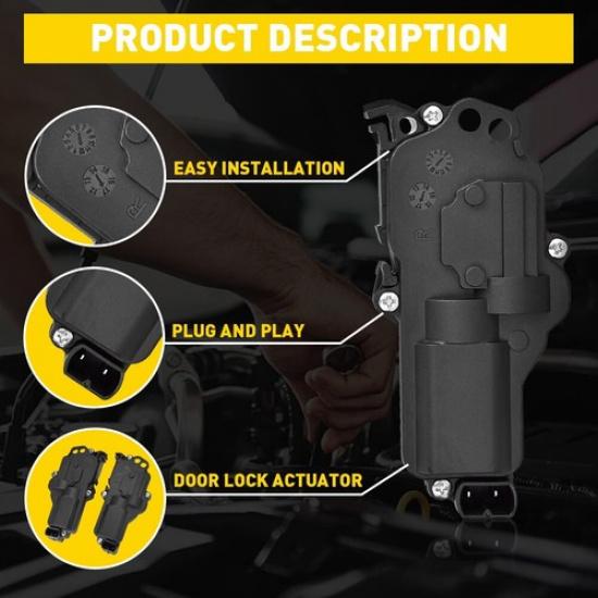 Left & Right Power Door Lock Actuator For Ford F150 F250 F350 Lincoln Mercury EK