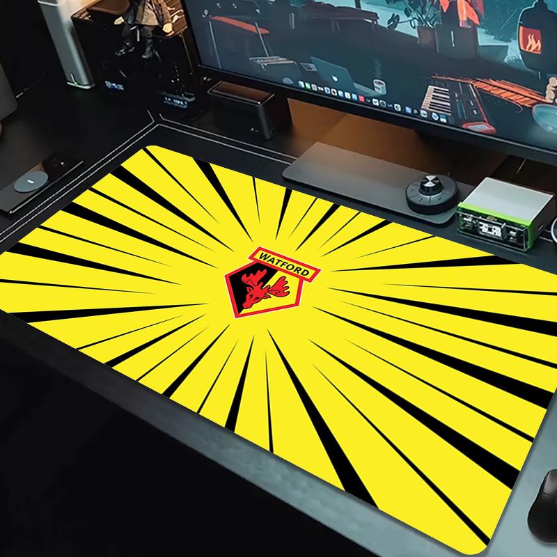 Watford Football Club Mouse Pad Large Gaming Table Cushion Non-slip Laptop Tablet Big Mousepad XXL Mat Mini PC Playmat With Lock edge_xia