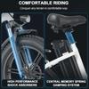 Foldable E-bike KICKWEY L20 1000W Motor 48V20AH Lithium Battery Adult Electric Bicycle 20 Inch Tire All Terrain Electric Bike