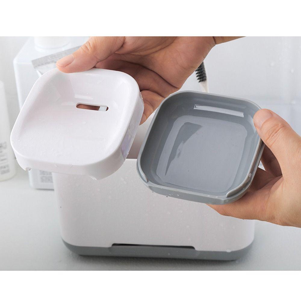Многофункциональный держатель для зубной пасты, легкоочищаемый поднос для мыла, простой держатель для мыльницы на столешницу