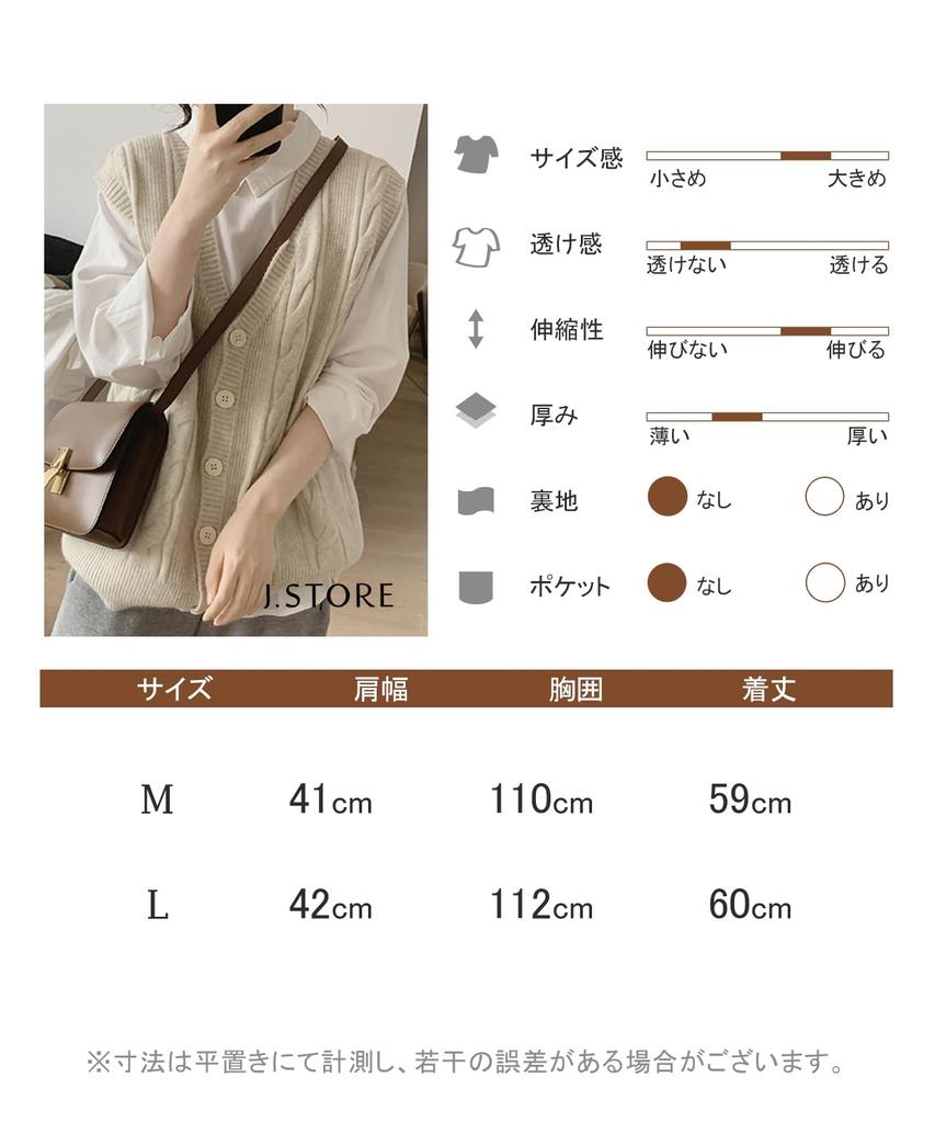 Женский жилет крупной вязки J.STORE, Повседневный, Для прогулок, Свободного кроя, Элегантный, Весна/Осень, Школа, V-образный вырез, Черный, 5S-J03-BKM